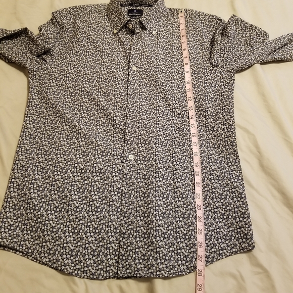 Ben Sherman The Original Floral All Way Stretch Slim Fit LS Button Up Shirt - Picture 14 of 14